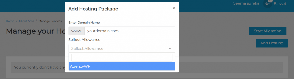 Add hosting package