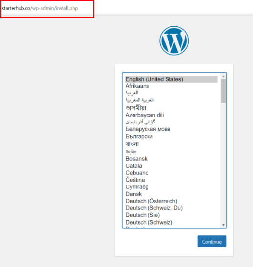 WordPress Installation