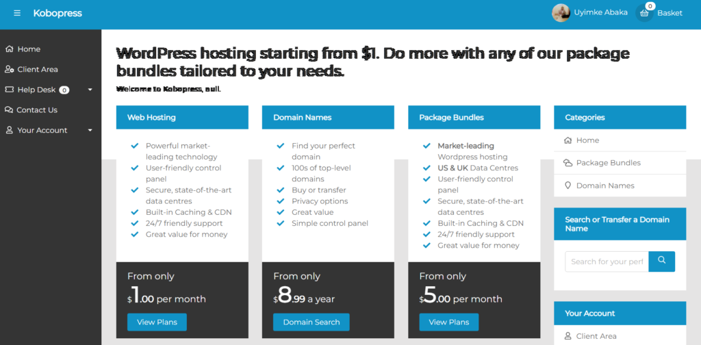 kobopress wordpress hosting